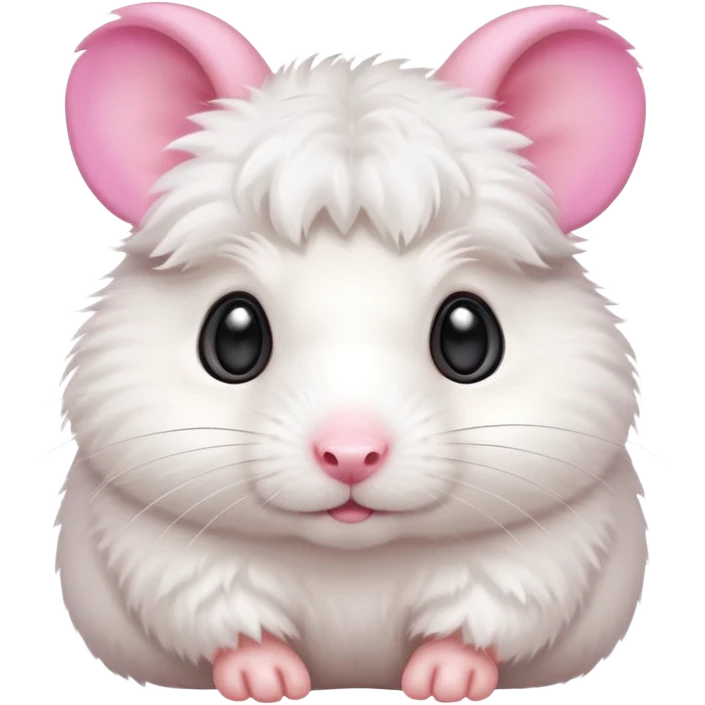 White hamster emoji emoji