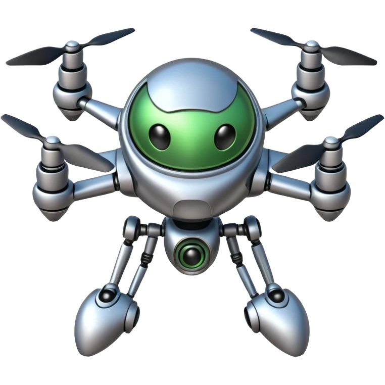 Alien robot drone  emoji