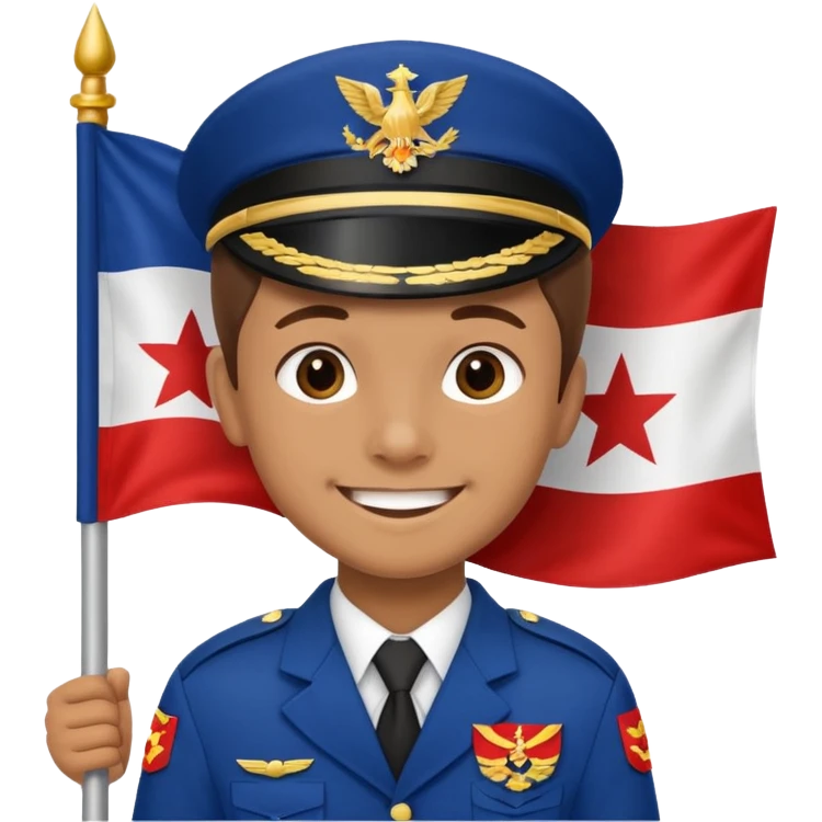 Flag Bearer kid emoji