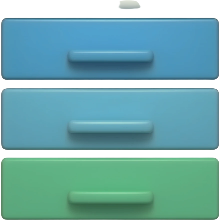 blue green  OpDrawer Unit  inspired by Barbie colour palette emoji