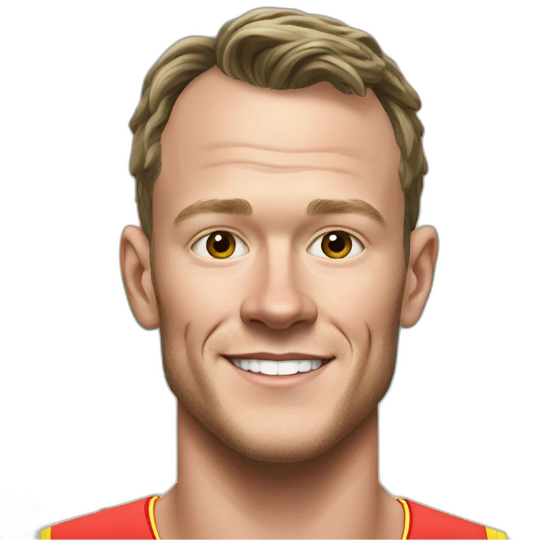 Jonathan Toews as a rainbow beach bum emoji
