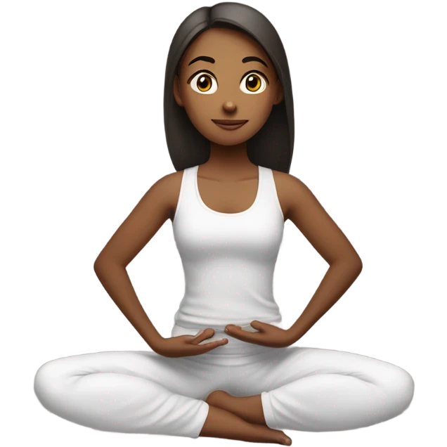 Yoga girl emoji