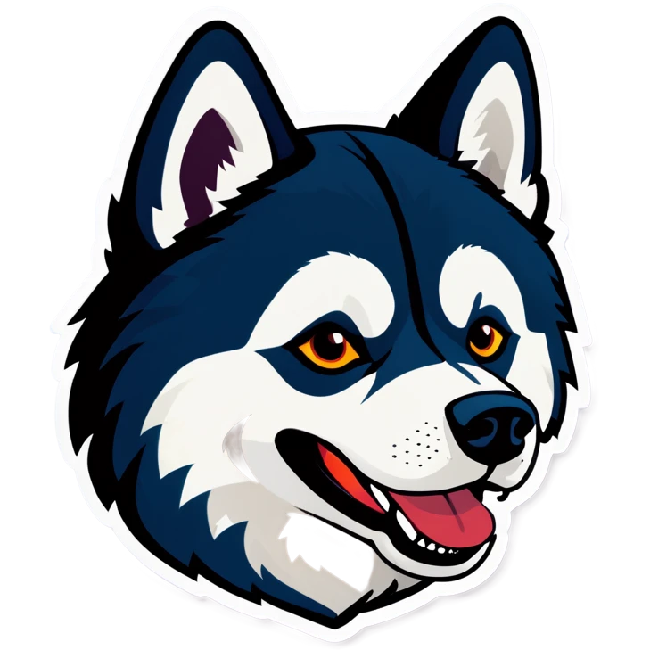 HUSKY DOG emoji