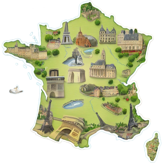 Carte de france emoji