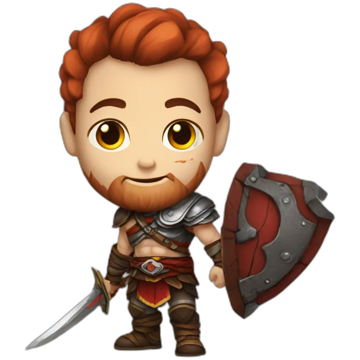 Young kratos  emoji