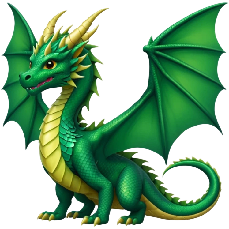 I need a character for an educational geography course, dragon style emoji