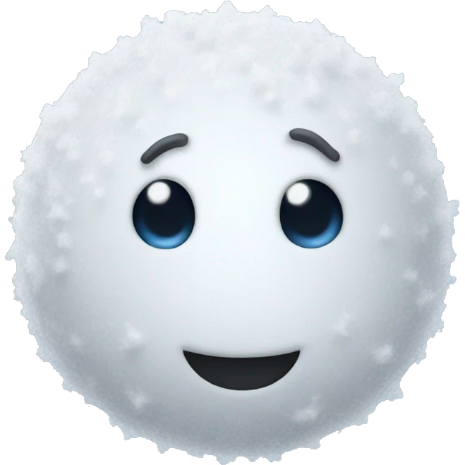 Snowball emoji
