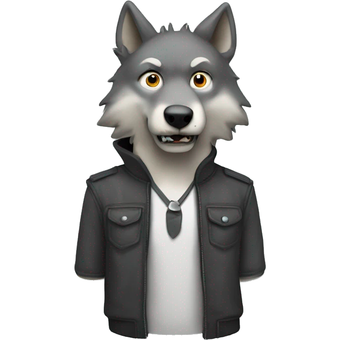 wolf mit daumen hoch emoji