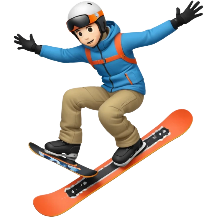 guy on a snowboard doing a backflip off of a jump emoji