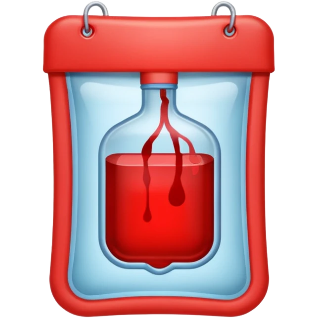 Blood bag emoji
