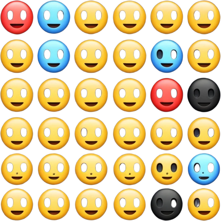 crie emojis para uma comunidade do discord sem fazer ou pegar algo pronto quero algo diferente esses que vc esta fazendo e mt ruim crie outros emoji