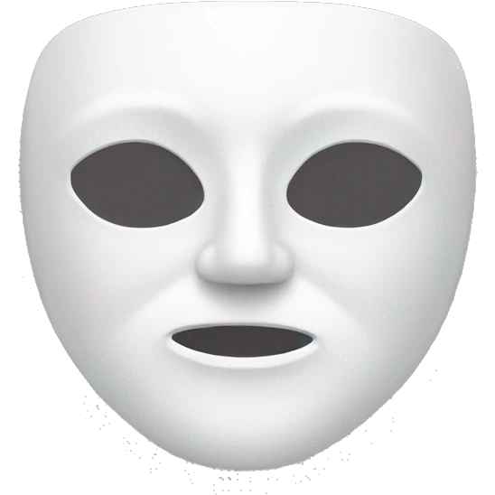 white mask emoji