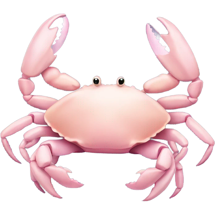 light pink crab emoji