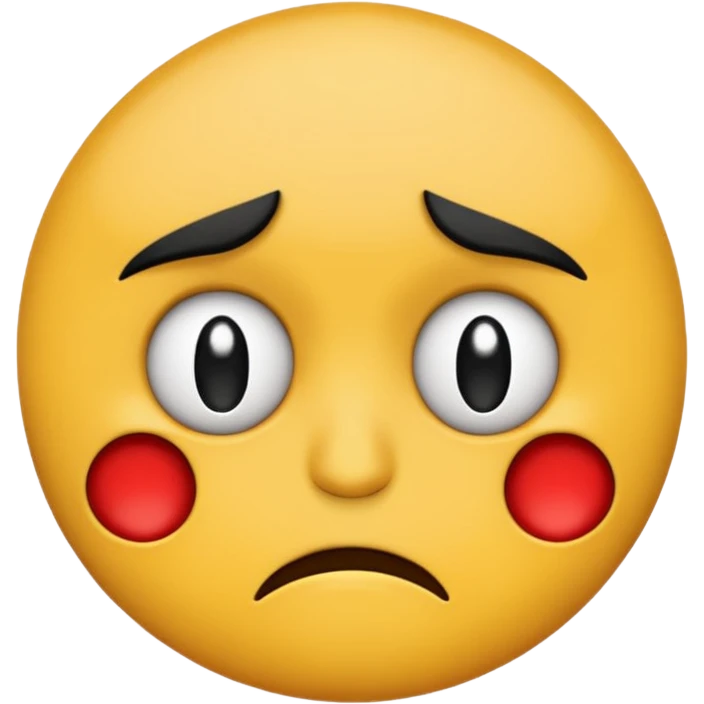 emoji face w a sad frown with a eyebrow mad frown  emoji