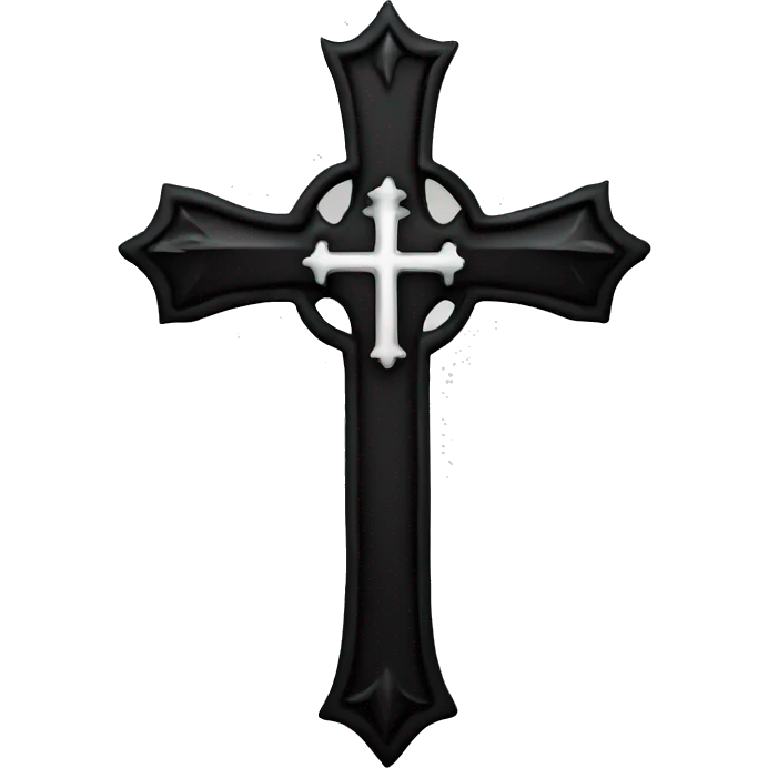gothic cross dark  emoji