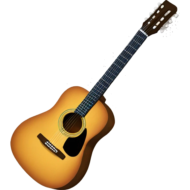 acoustic guitar emoji