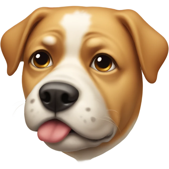 Fat dog  emoji