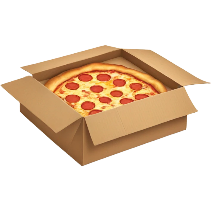 Empty pizza box  emoji