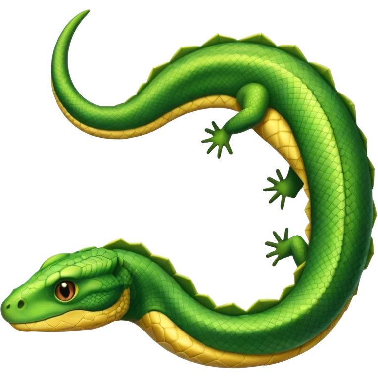 Reptile tail emoji