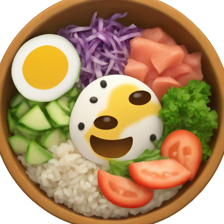 poke bowl emoji