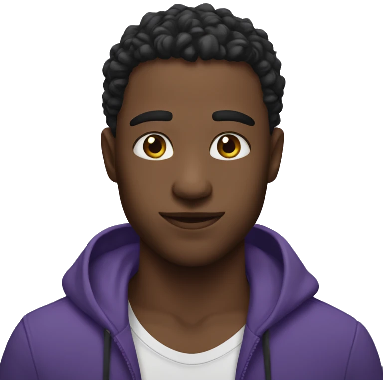 😍 a version of this emoji but with purple eyes emoji