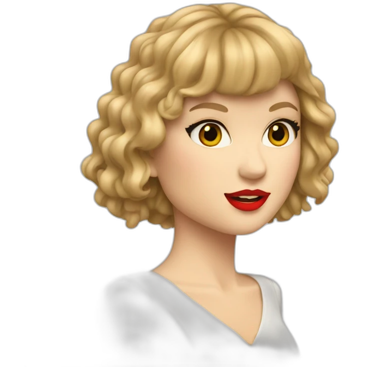 Taylor swift red emoji