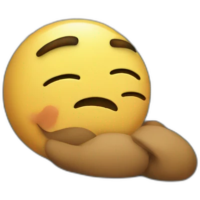 falling asleep on the train emoji