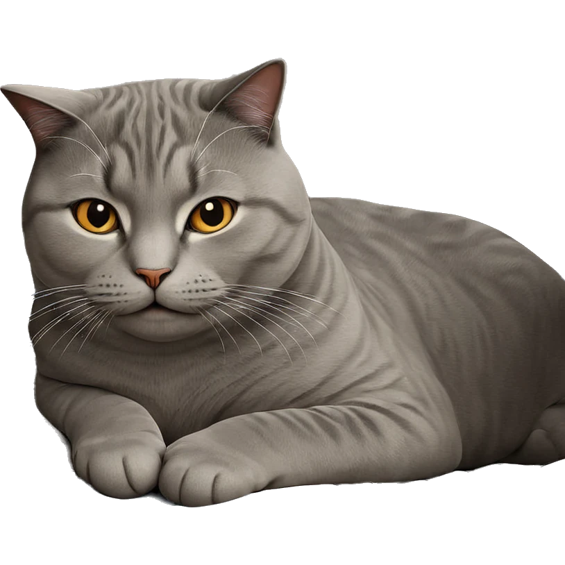 realistic cat on pillow emoji
