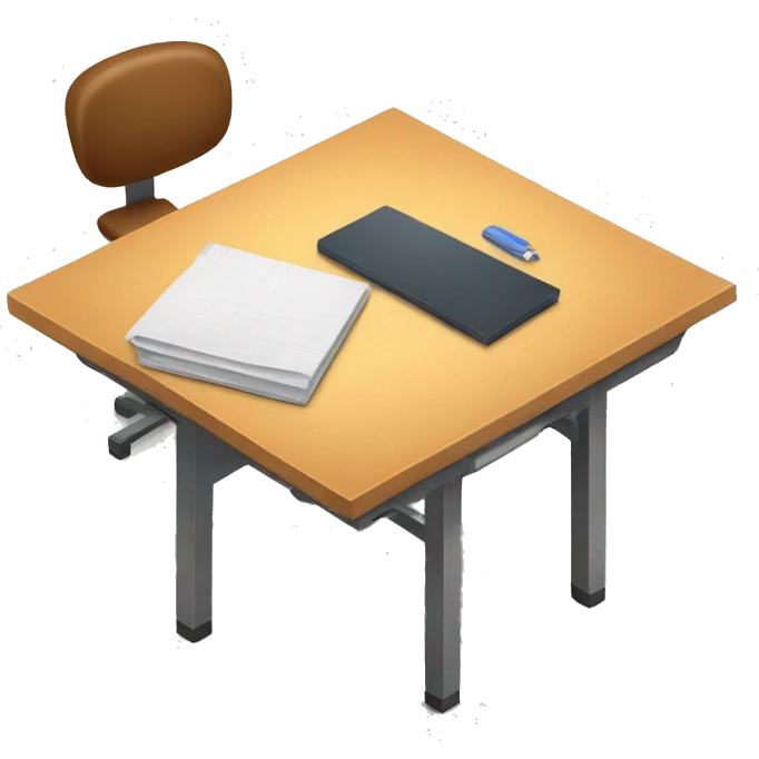 college classroom desk emoji