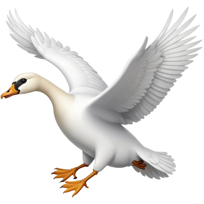 flying goose emoji