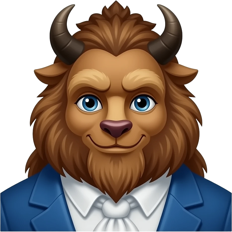 Beauty and the beast emoji