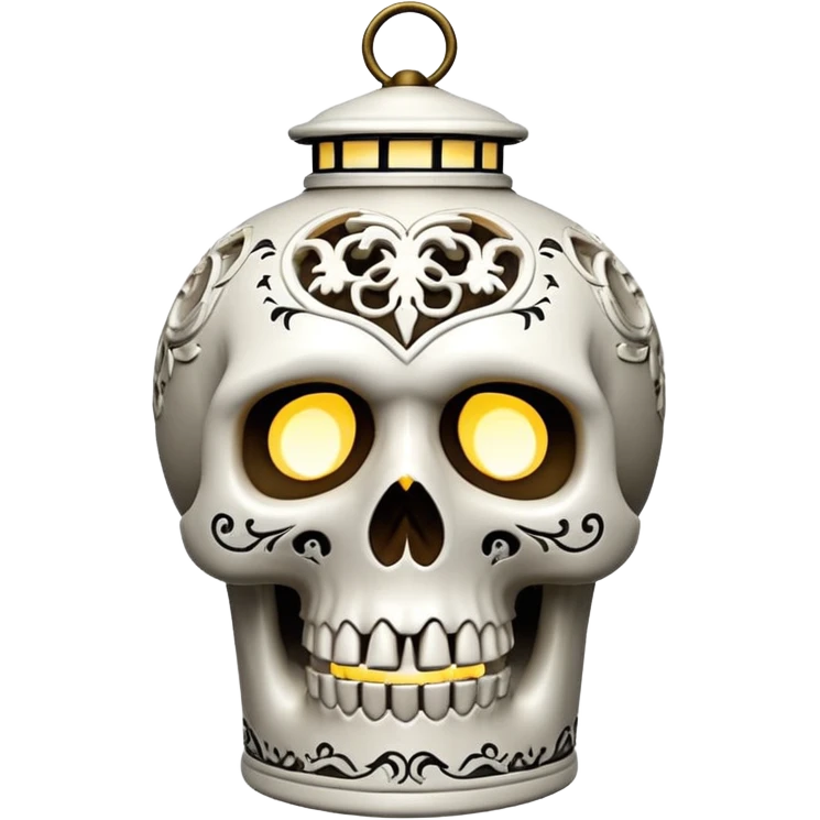 Skull Lantern emoji