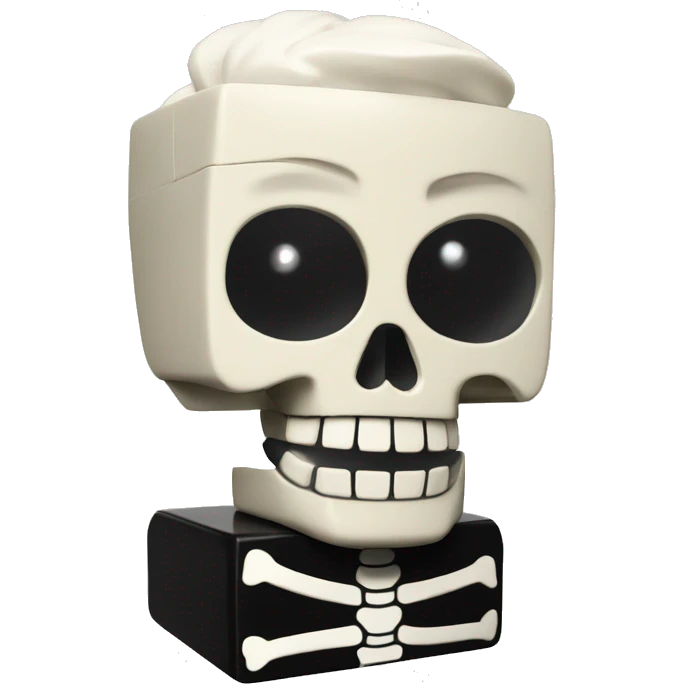 Lego skeleton emoji
