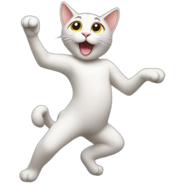 Dancing cat emoji