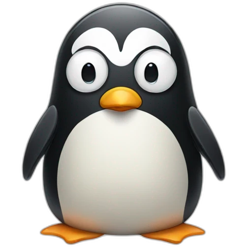 Penguin crying emoji