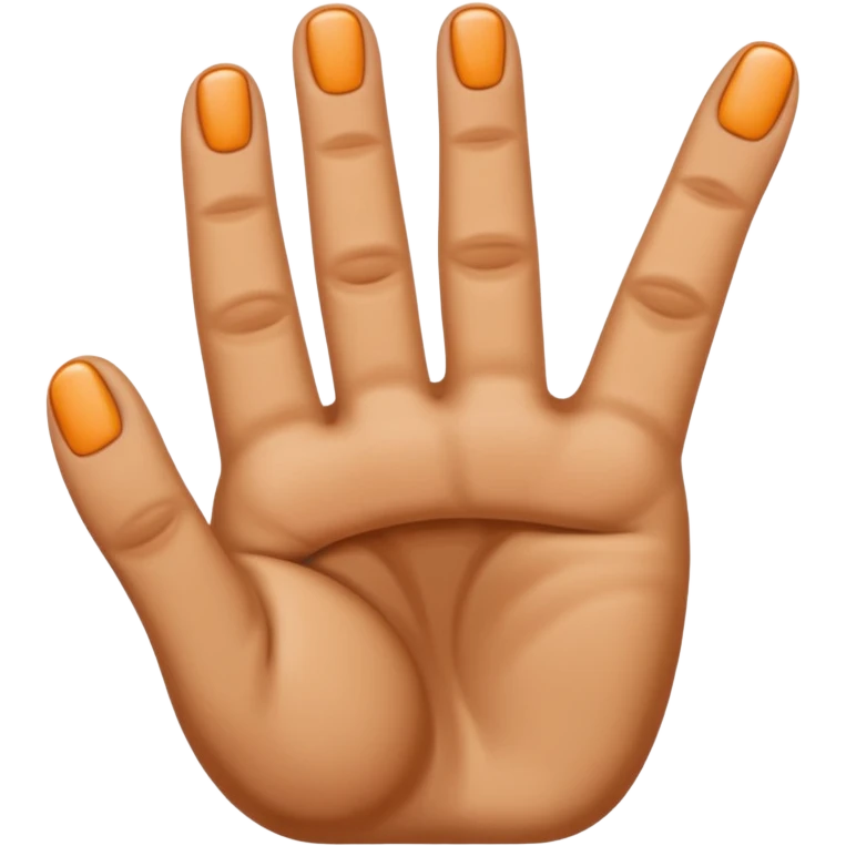 A feet making the middle finger emoji