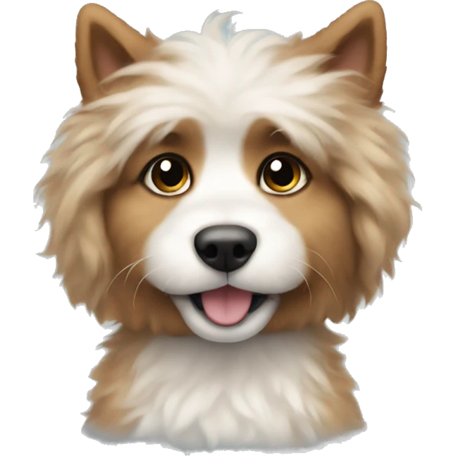 fluffy puppy emoji