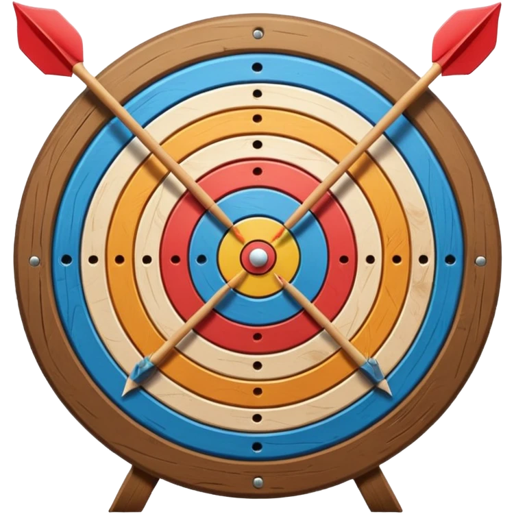 Archery bord without anything on it ] emoji