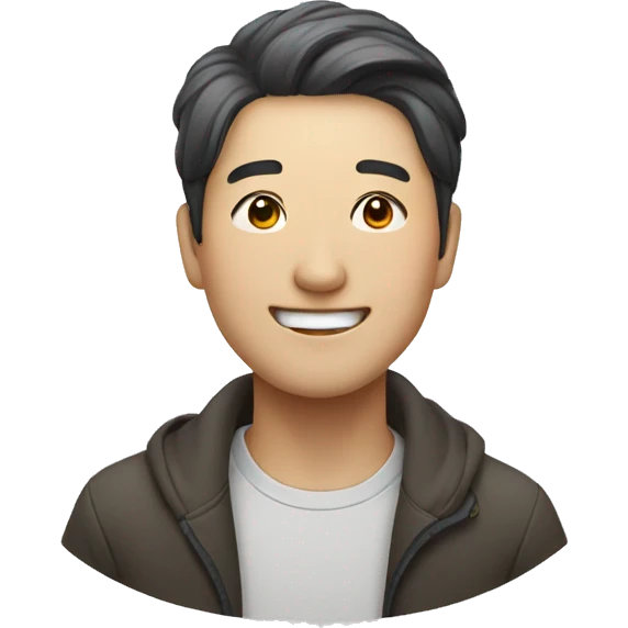 Smiling Korean Man emoji