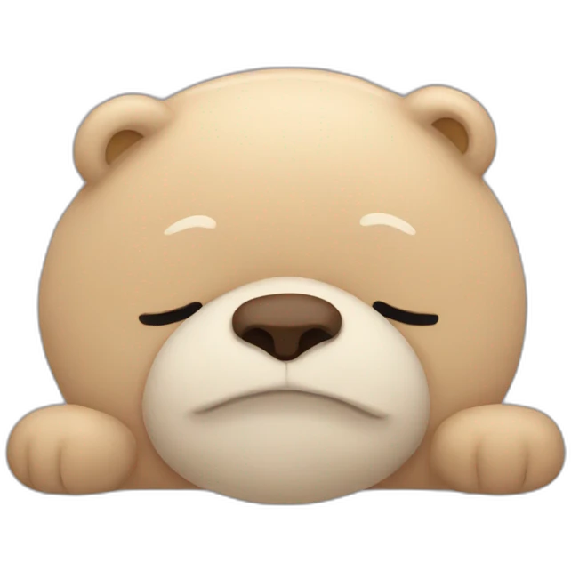 Oso zzz emoji