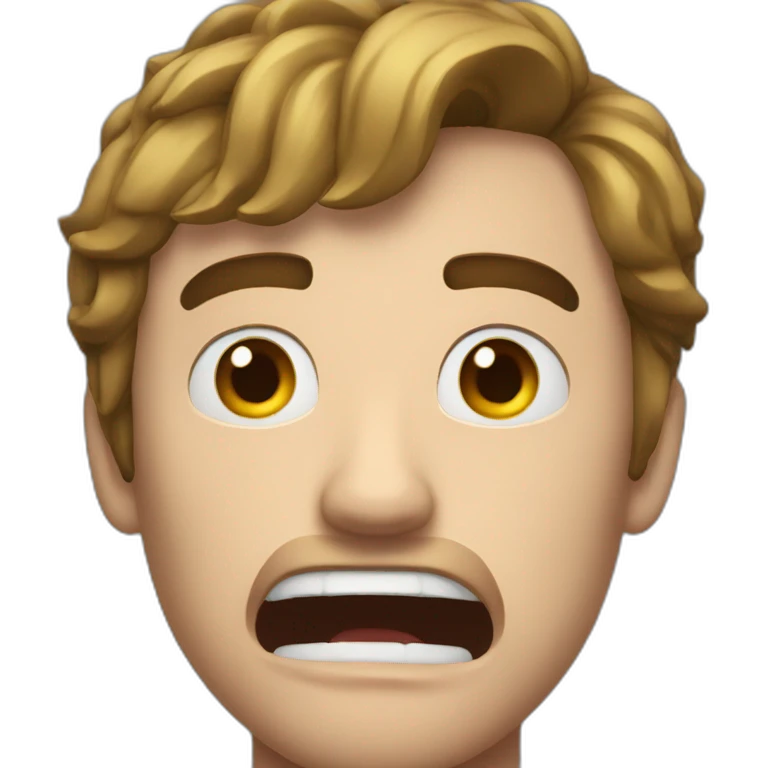 Mr beast afraid emoji