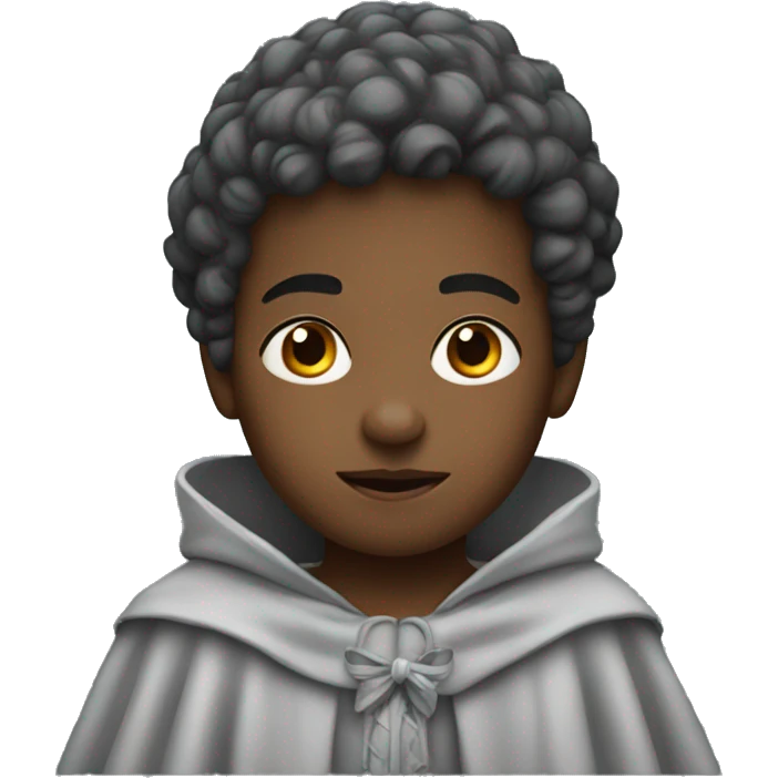 small cape grey child emoji