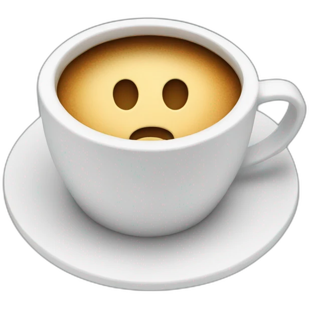 3D coffee cup emoji