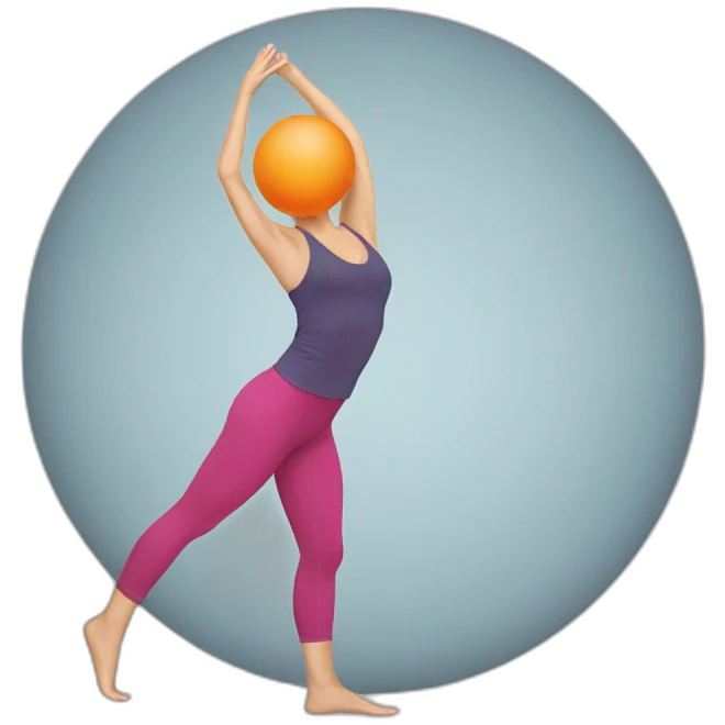 yoga ball emoji