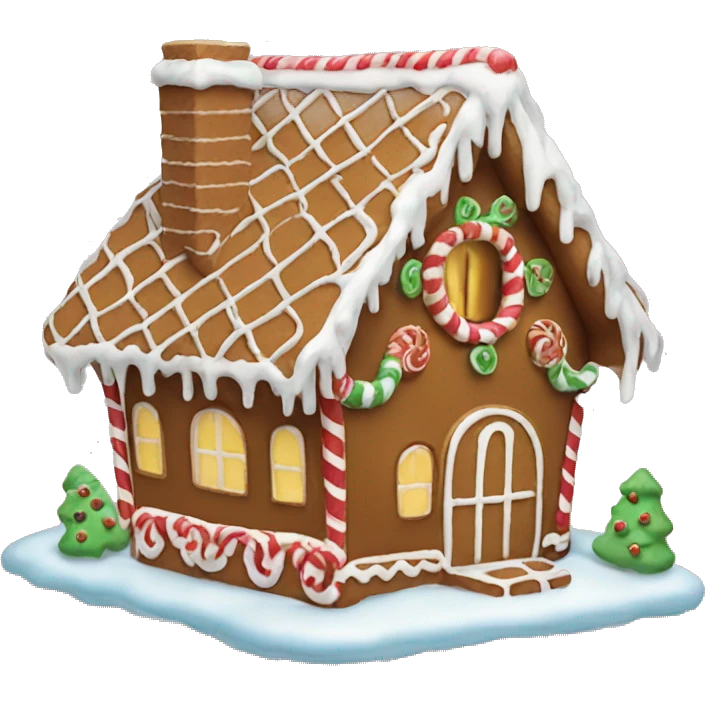 gingerbread house  emoji
