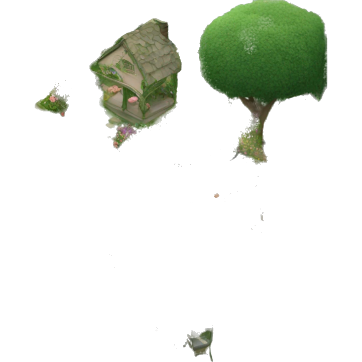 Whimsical garden emoji