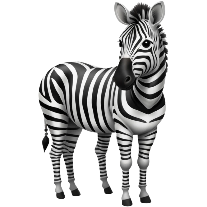 Hello zebra  emoji