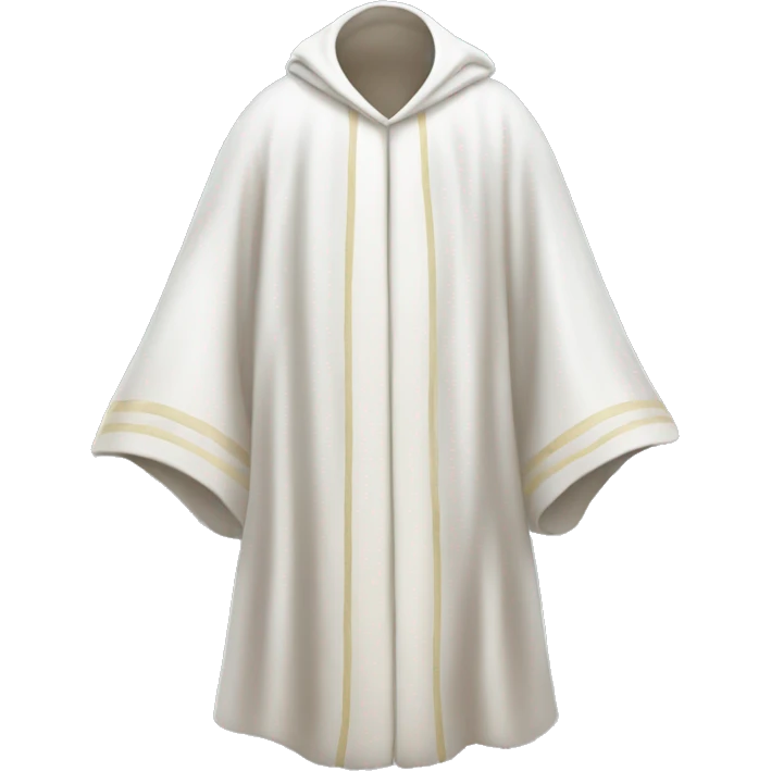 empty white magical robes emoji