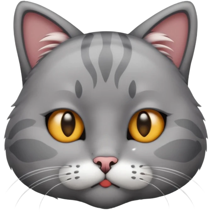 Cat that has his paws over his face in sadness emoji