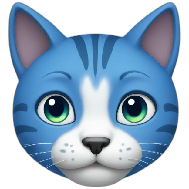 blue cat emoji